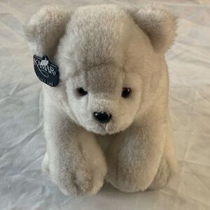 Kamar White Bear Stuffed Animal - Made in Korea